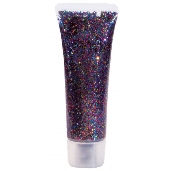Glitzer-Gel 18ml Bunt Schminke Für Karneval & Fasching Farbe: