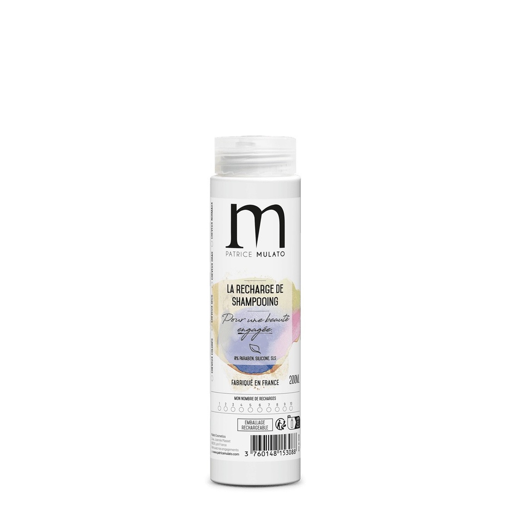 Flacon Recharge De Shampooing Patrice Mulato 200ML