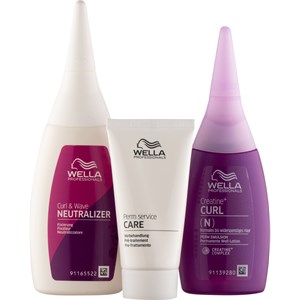 Wella Professionals Permanent Styling Creatine+ Creatine+ (N) Normal to Resistant Hair: Perm Lotion 75 Ml + Dedicated Neutraliser 100 Ml + Specific Pr