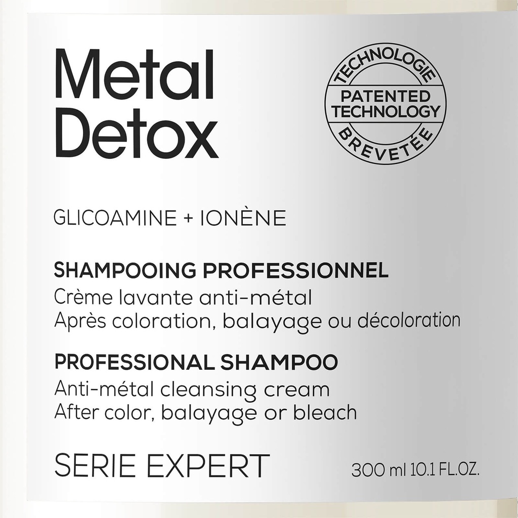 L’oréal Professionnel Serie Expert Metal Detox Deep Cleanse Clarifying Shampoo for Damaged and Colour-treated Hair 300 Ml