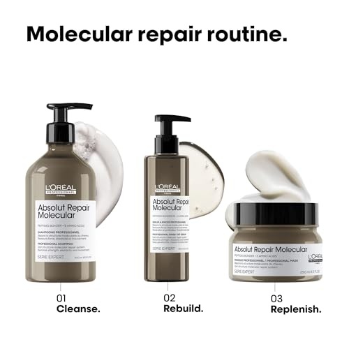 L'oreal Professionnel Serie Expert Absolut Repair Molecular Rinse-Off Mask 295Ml in Clear