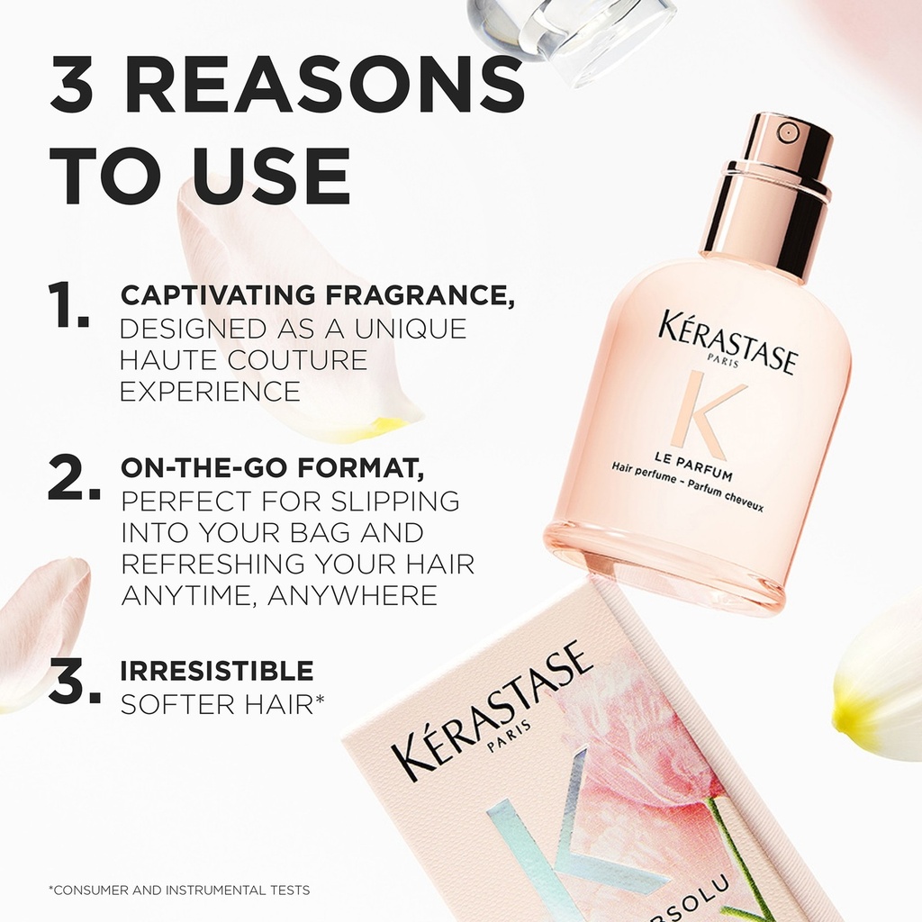 Kérastase Gloss Absolu Gloss Le Parfum Hair Mist for Shiny and Soft Hair for Women 30 Ml