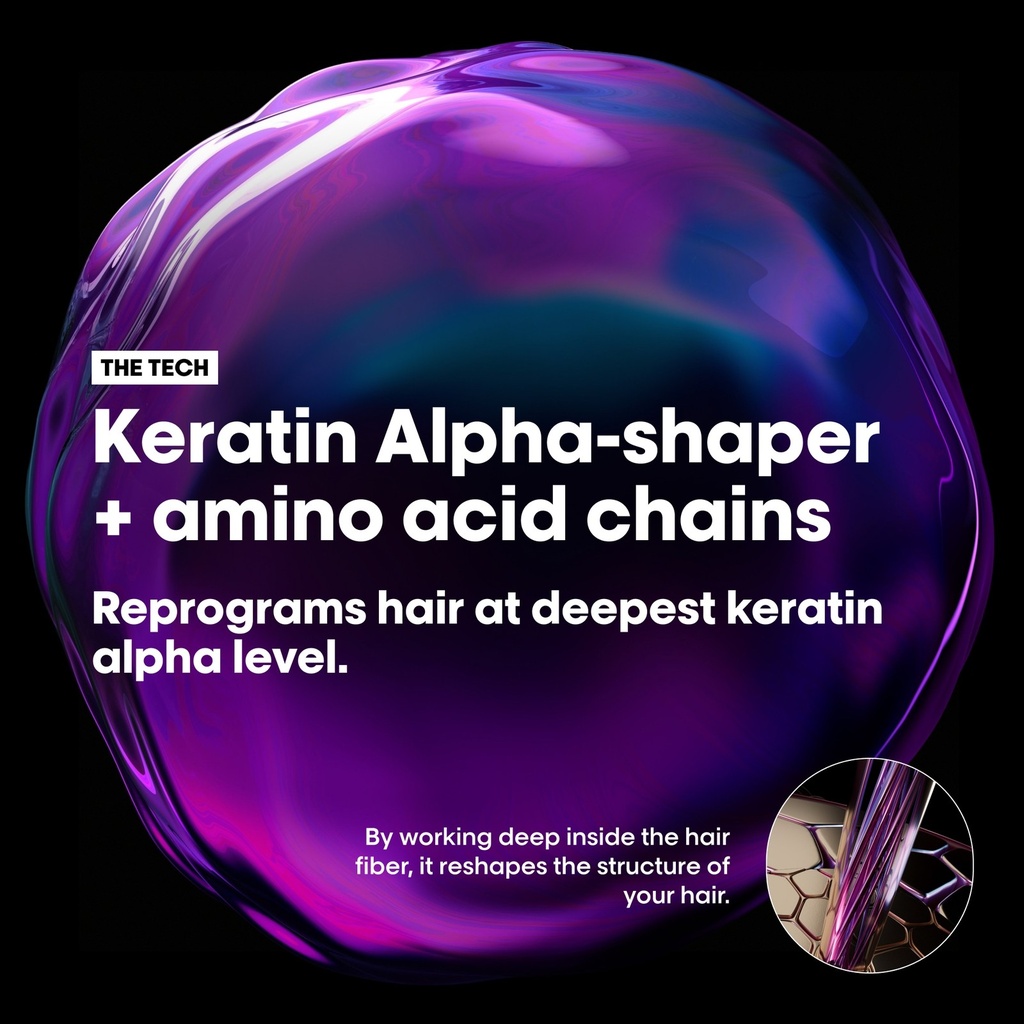 L'oréal Professionnel Keratin Alpha Sleek Shampoo- 2 Week* Anti-frizz