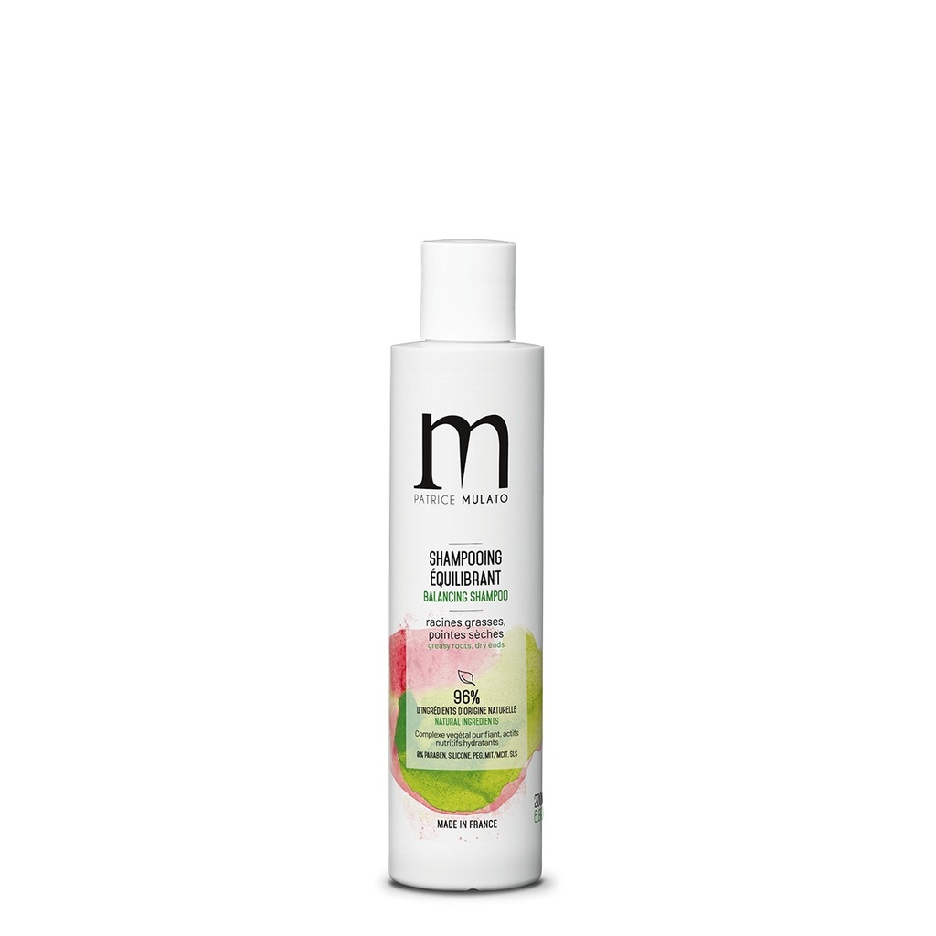 Shampooing Équilibrant Racines Grasses Pointes Sèches Mulato