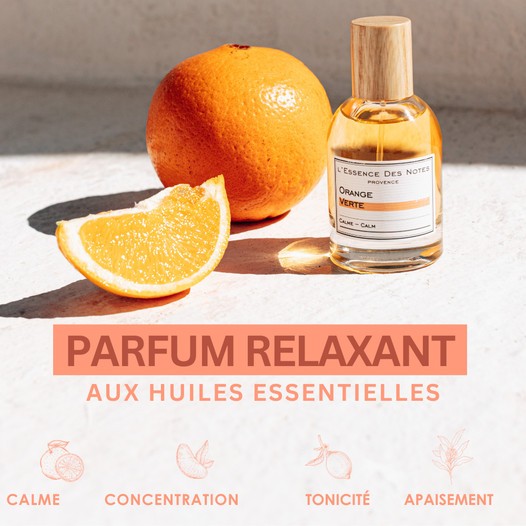 [EDN] Orange Verte Eau De Parfum Bien-être Aux Huiles Essentielles essence des notes