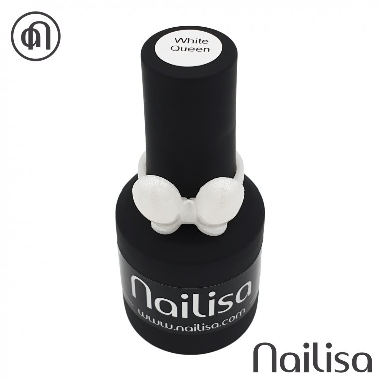 Vernis Semi-Permanent - White Queen - 15 Ml