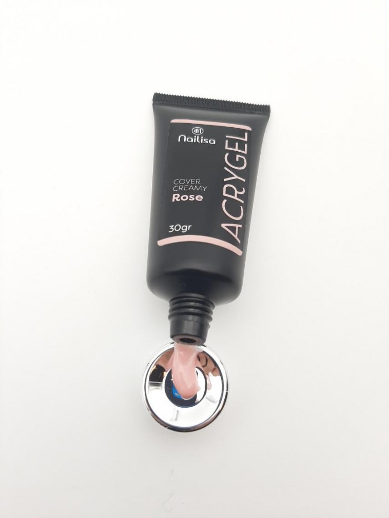 Acrygel Tube 30Gr - Cover Creamy Rose Nailisa