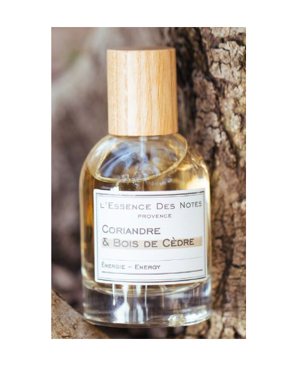 Coriandre & Bois de Cèdre EAU DE PARFUM BIEN-ÊTRE AUX HUILES ESSENTIELLES