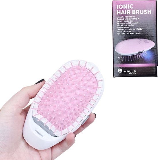 Brosse à cheveux ionique – Brosse à cheveux anti-emmêlement – Brosse à cheveux – Brosse – Traitement ionique pour cheveux doux et brillants – Brosse à cheveux ionique