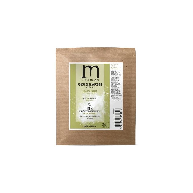 Poudre De Shampooing Cheveux Gras Flow Air Patrice Mulato 25g