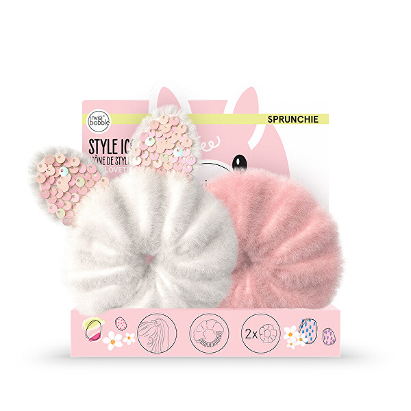 Invisibobble Sprunchie Easter Cotton Candy Hair Bands 2 Pc