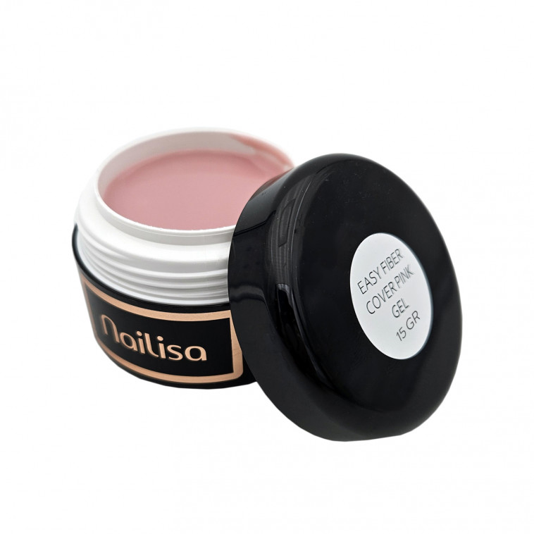Easy Fiber Cover Pink Gel 15gr Nailisa