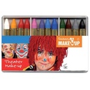 12 Crayons Gras De Maquillage, Coloris Assortis