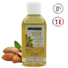 Dollania - Huile de Beauté à L'Huile d'Amande Douce - Visage Corps et Cheveux