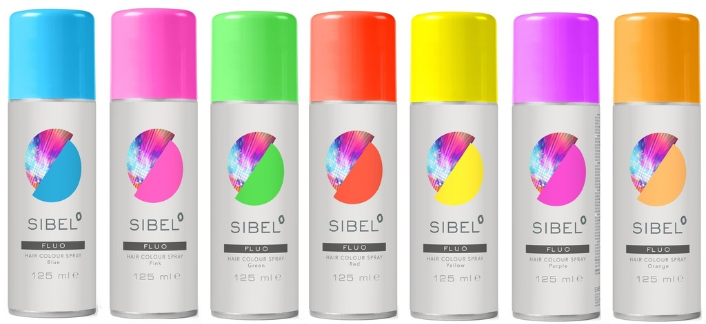Spray Colorant Fluo Sibel (Rouge)