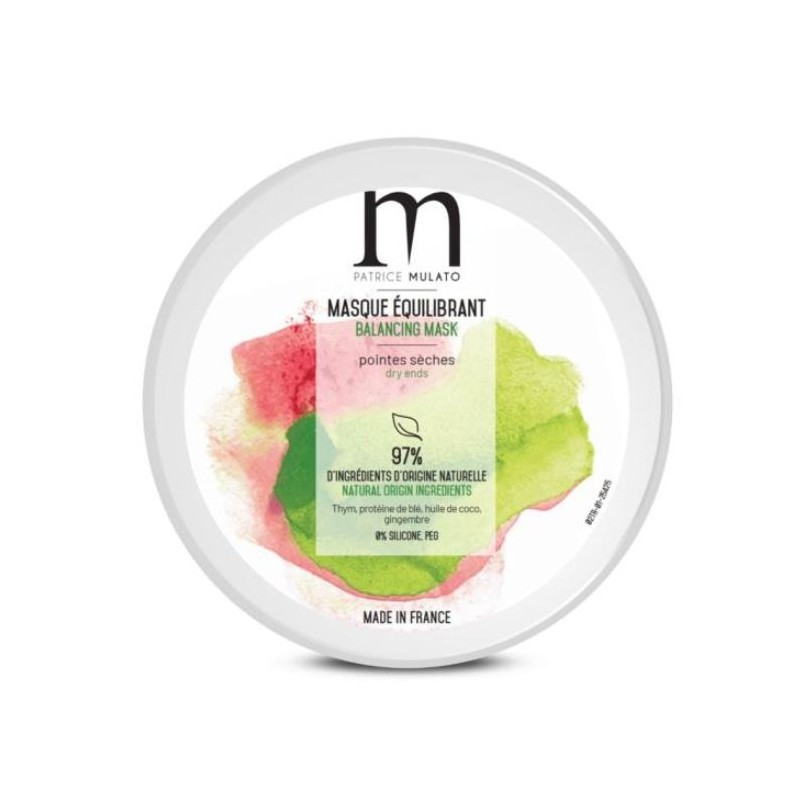 Masque équilibrant Racines Grasses Pointes Sèches Mulato 200ml