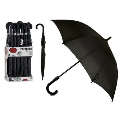 parapluie Black Metal Cloth Plastic
