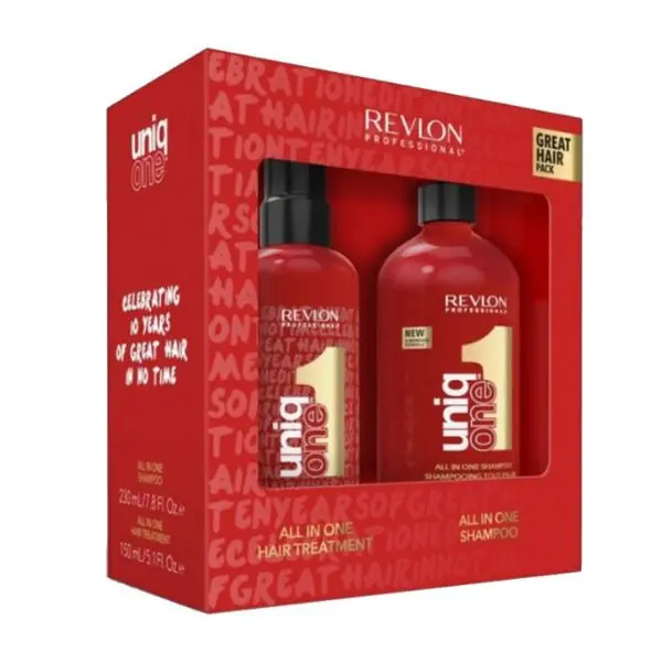 pack Revlon uniq one shampooing et soin