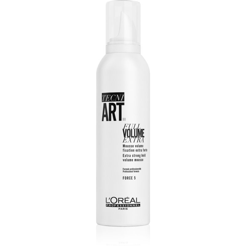 Loréal Professionnel Tecni.Art Full Volume Extra Strong Hold Fixation Mousse for Volume 250 Ml