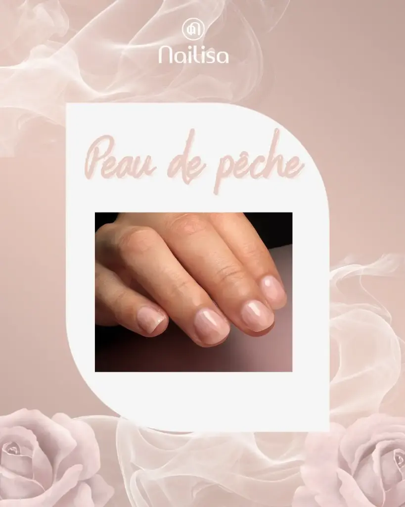 Vernis semi-permanent- Peau de pêche - Nailisa