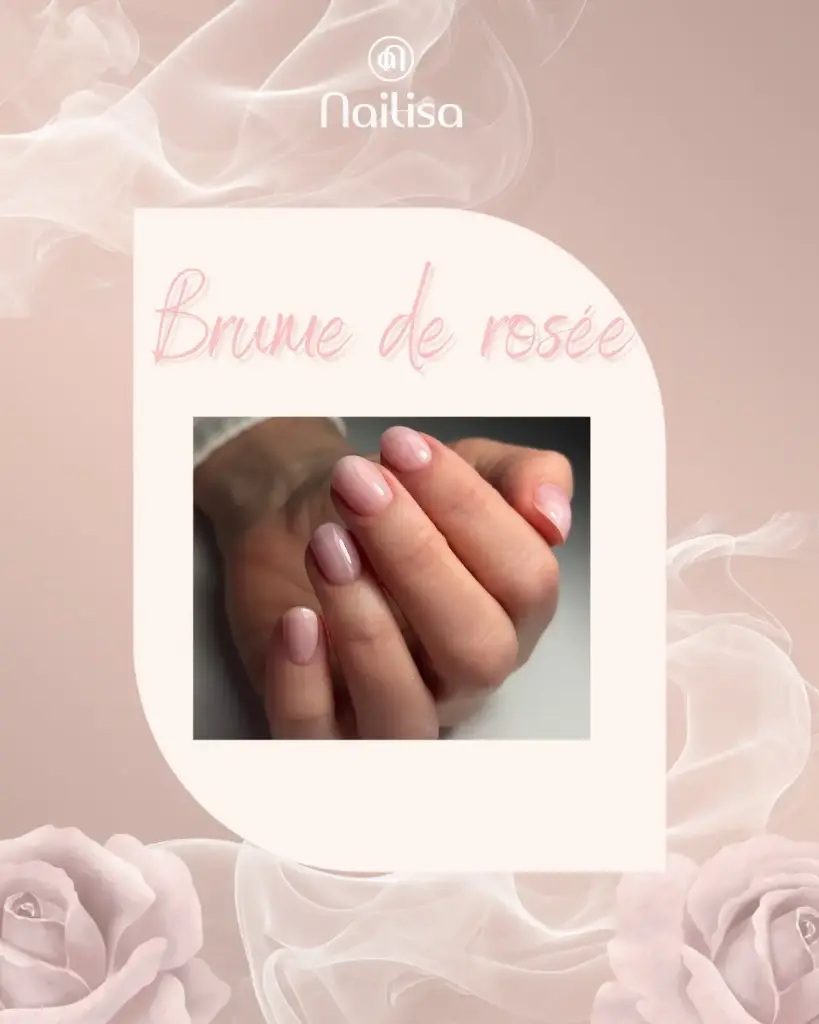 Vernis semi-permanent - brume de rosée - Nailisa