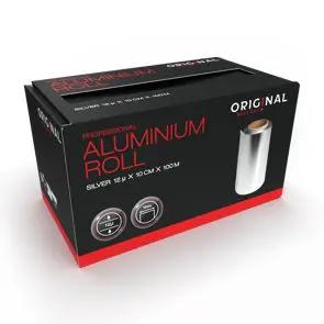  OBB Rouleau De Feuilles D'Aluminium 12µ Argent 10cmx100m