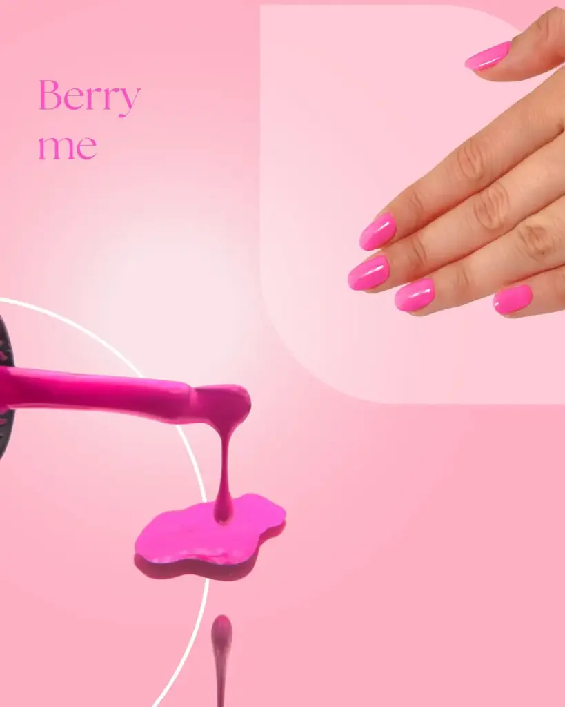 Vernis semi-permanent – Berry Me – 15ml nailisa