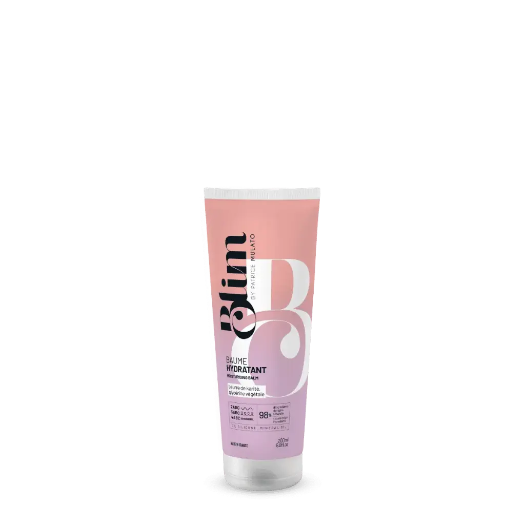 Baume hydratant cheveux ondulés, bouclés, frisés, crépus mulato