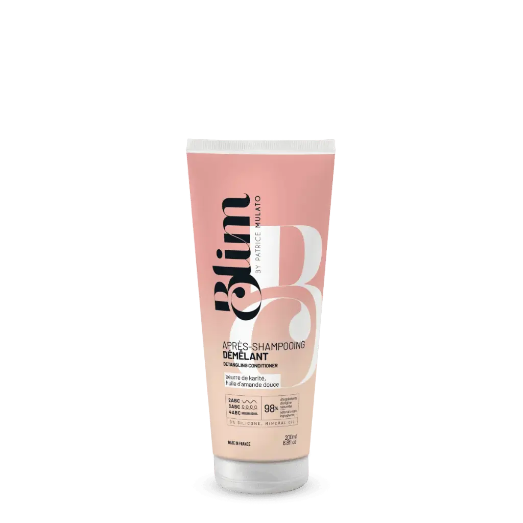 Après-shampooing démêlant cheveux ondulés, bouclés, frisés, crépus Mulato   