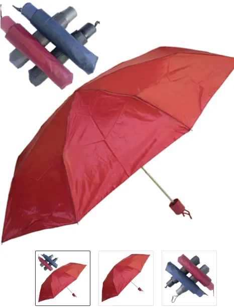 parapluie Umbrella 100cm de poche couleurs classique