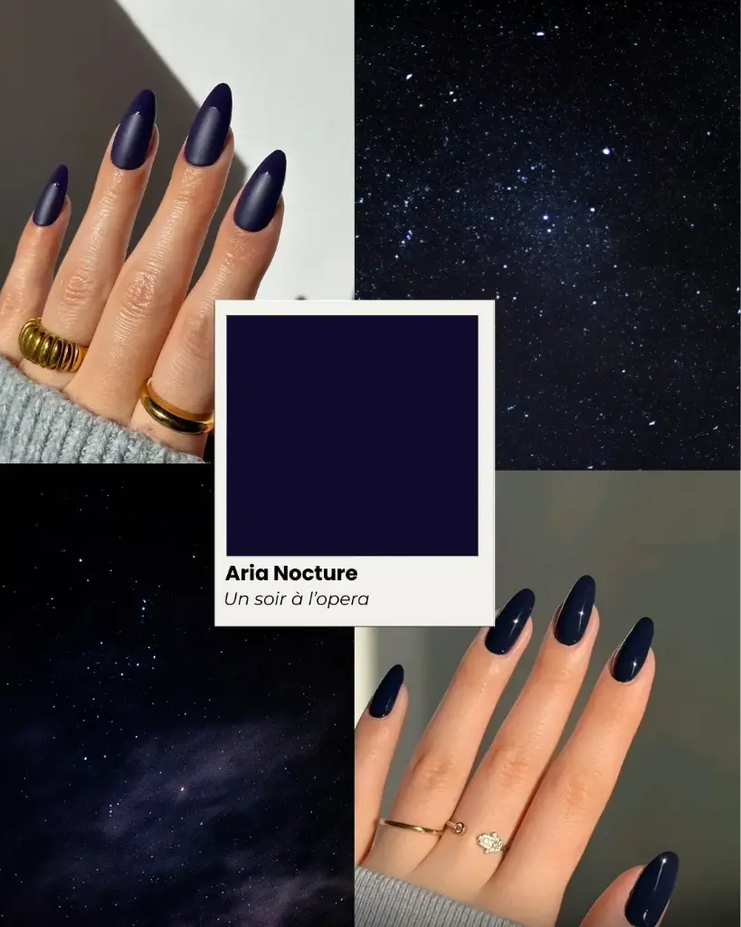 Vernis semi-permanent – Aria nocturne – 15ml Nailisa