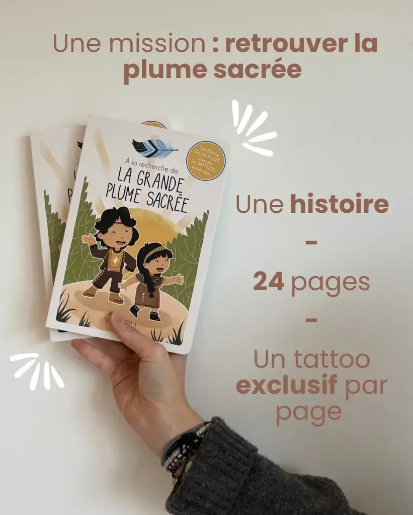 Livre de l’Avent Sioou – “À la recherche de la grande plume sacrée”