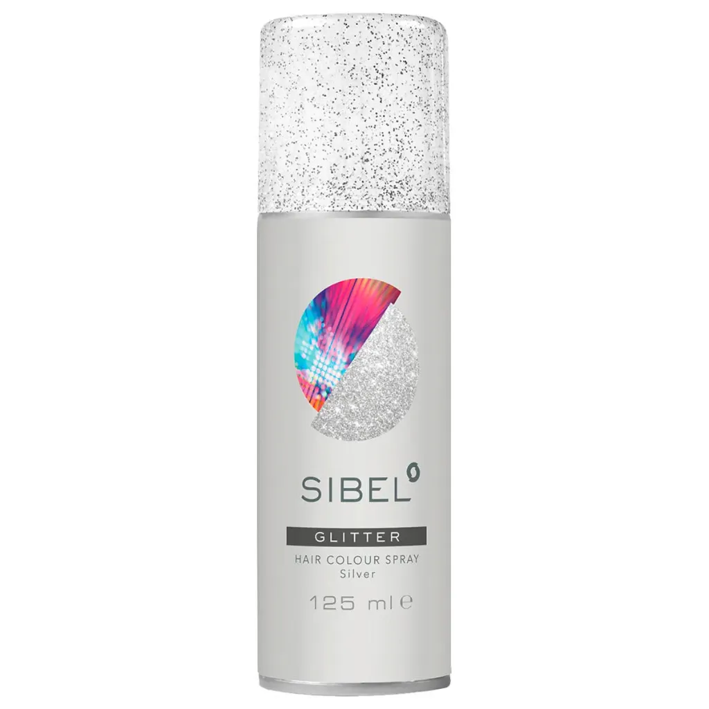 Sibel Hair Colour Spray Glitter Silver 125ml