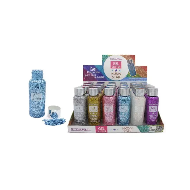 GEL PAILLETTES MOON STAR LETICIA WELL (Bleu)