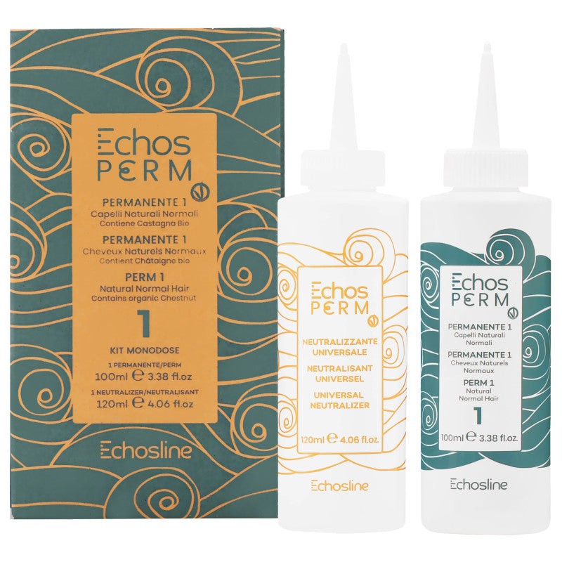 Echosline Echos Perm P1 - Permanent Set cheveux naturel 100ml+120ml