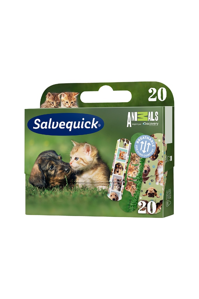 Salvequick pansements Animal Planet 20 pièces
