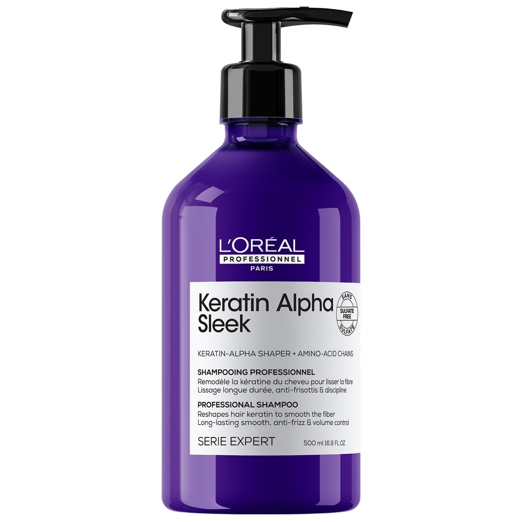 L'oréal Professionnel Keratin Alpha Sleek Shampoo Anti-frizz & Smooth