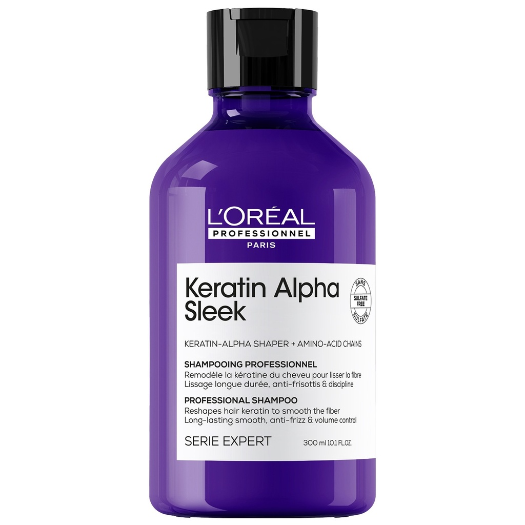 L'oréal Professionnel Keratin Alpha Sleek Shampoo- 2 Week* Anti-frizz