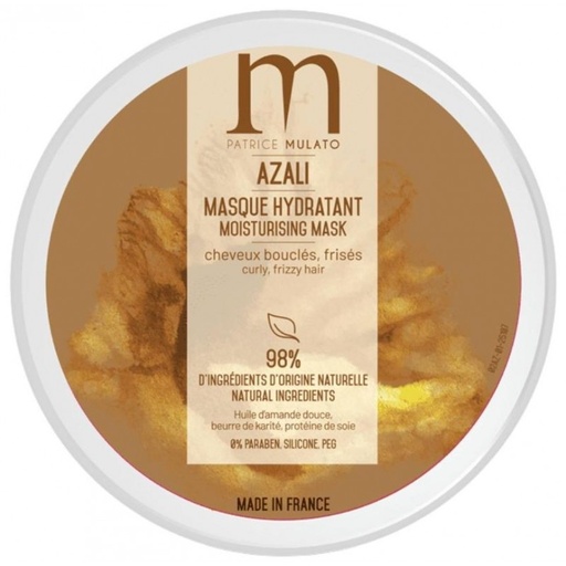 [mulato] Masque Hydratant Cheveux Bouclés Azali 200 Ml