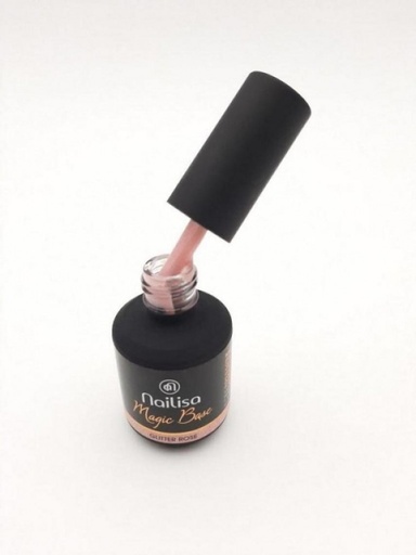 [AN05-120] Magic Base Glitter Rose 15Ml Nailisa
