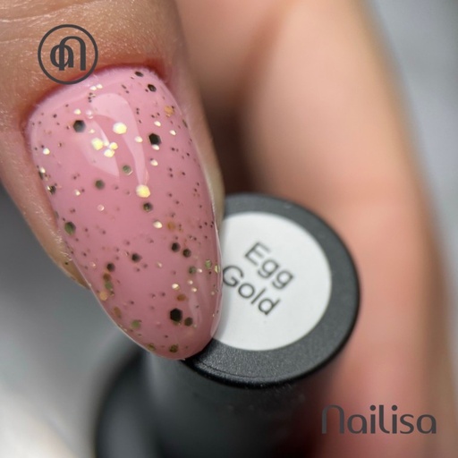 [an04-124] Finition Egg Effect Gold15Ml Nailisa