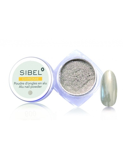 [6109041] Chrome Poudre D'Ongle En Aluminium Alu Sibel