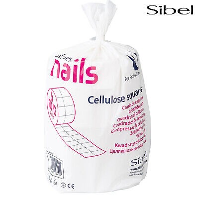 [3400810] Sibel Lingettes Cosmétiques Non Pelucheuses 4Cmx5Cm Rouleau 2X500Pcs
