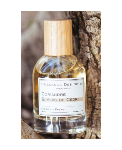 Coriandre & Bois de Cèdre EAU DE PARFUM BIEN-ÊTRE AUX HUILES ESSENTIELLES