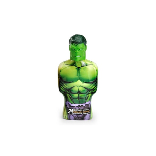 Gel et Shampooing 2 en 1 AVENGERS HULK en dessin animé. Gel douche 475ml.
