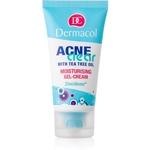 Dermacol Acne Clear Moisturising Gel Cream for Problem Skin, Acne 50 Ml