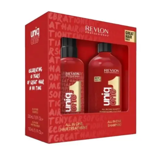 pack Revlon uniq one shampooing et soin