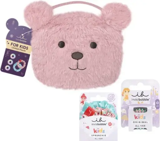 Invisibobble Kids Ensemble PinkTeddy Kids