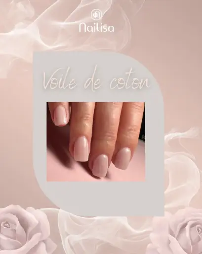Vernis semi-permanent -Voile de Coton- Nailisa