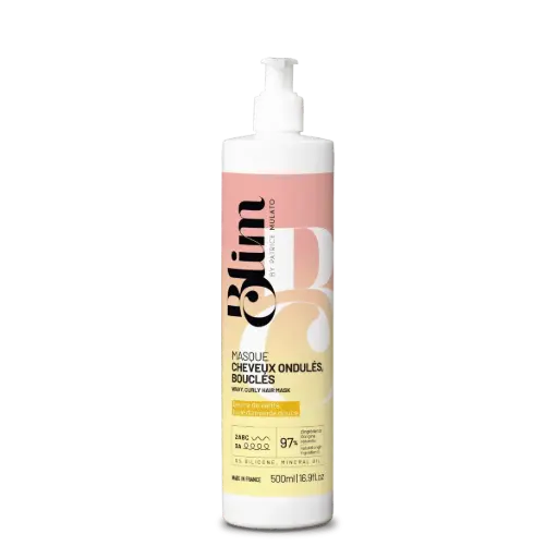 Masque cheveux ondulés, bouclés 
